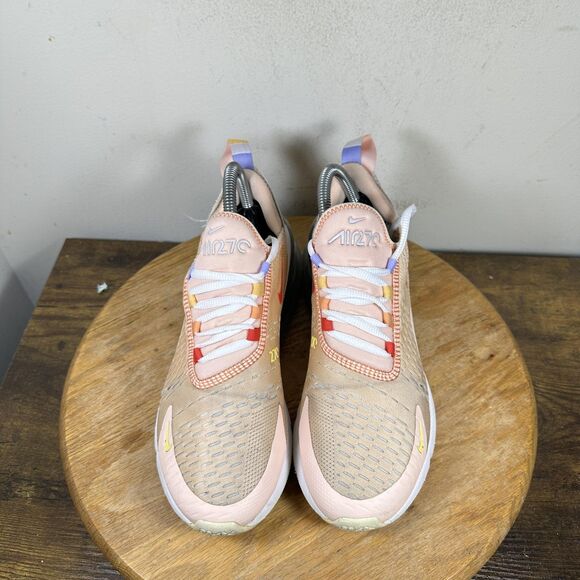 Nike Air Max 270 React Shoes Womens Size 8 Mesh CW5589-600 Running Athletic Snea - Picture 3 of 11